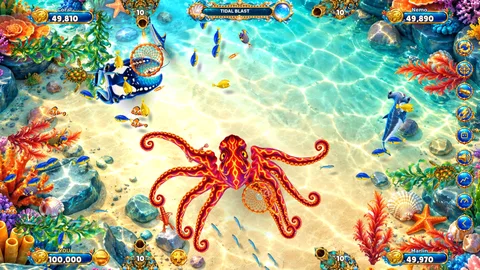 Leviathan Reef: cannons around a reef full of animated fish